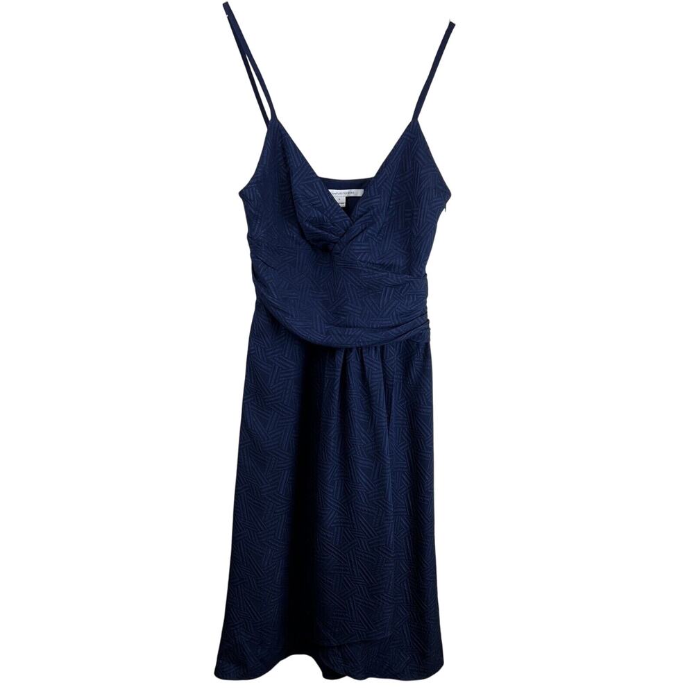 Diane Von Furstenberg Blue Silk‎ Dress 8 Classy Classic Preppy Capsule DVF